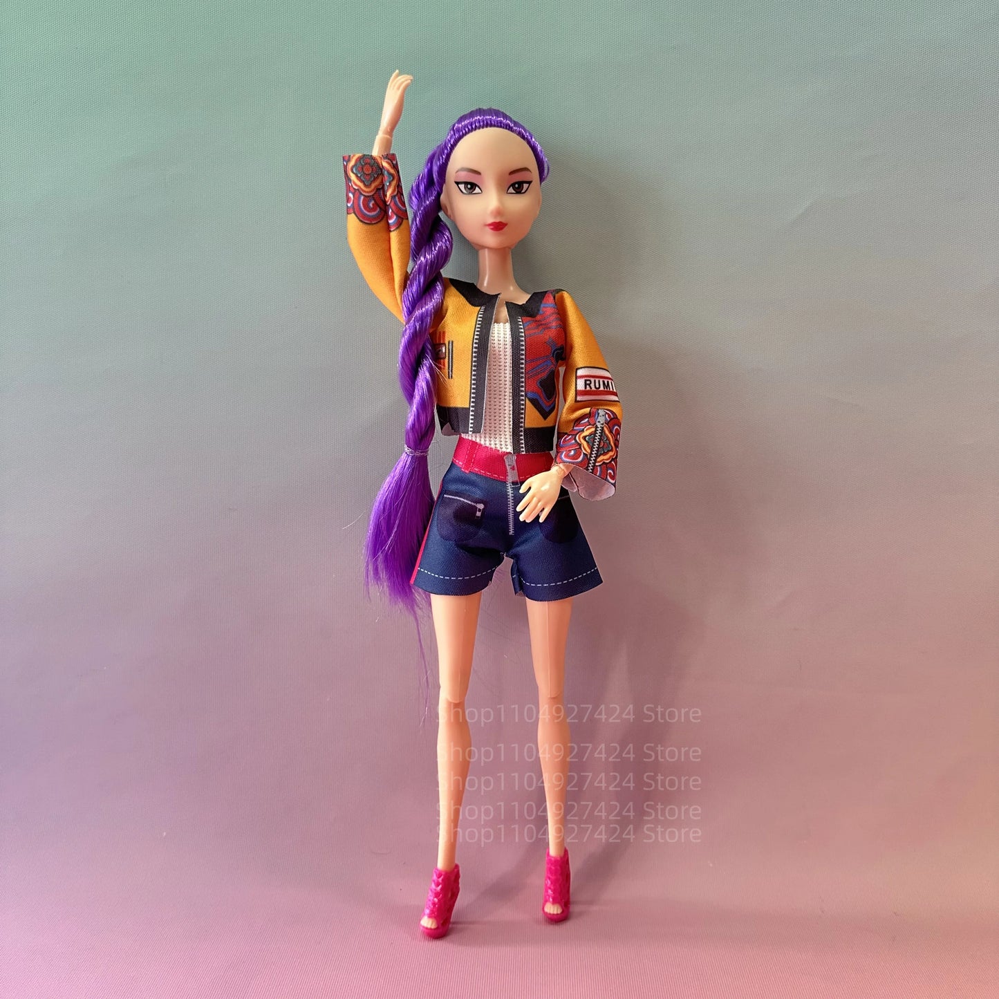 2025 NEW Kpop Demon Hunters Action Figure Vinyl Doll Toy Kawaii Huntrix Anime Figures Rumi Mira Zoey For Children Christmas Gift