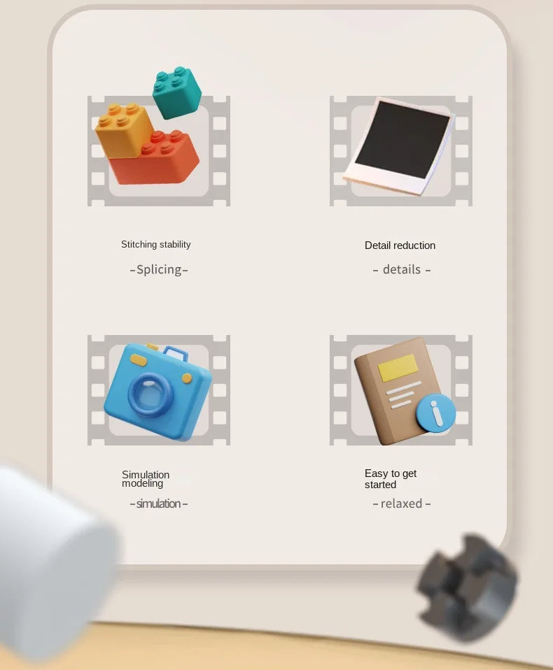 Vintage Model Mini Building Block 802pcs  Retro Camera Adults Collection Ornaments IDEAS Series Toys Girl Birthday Gifts