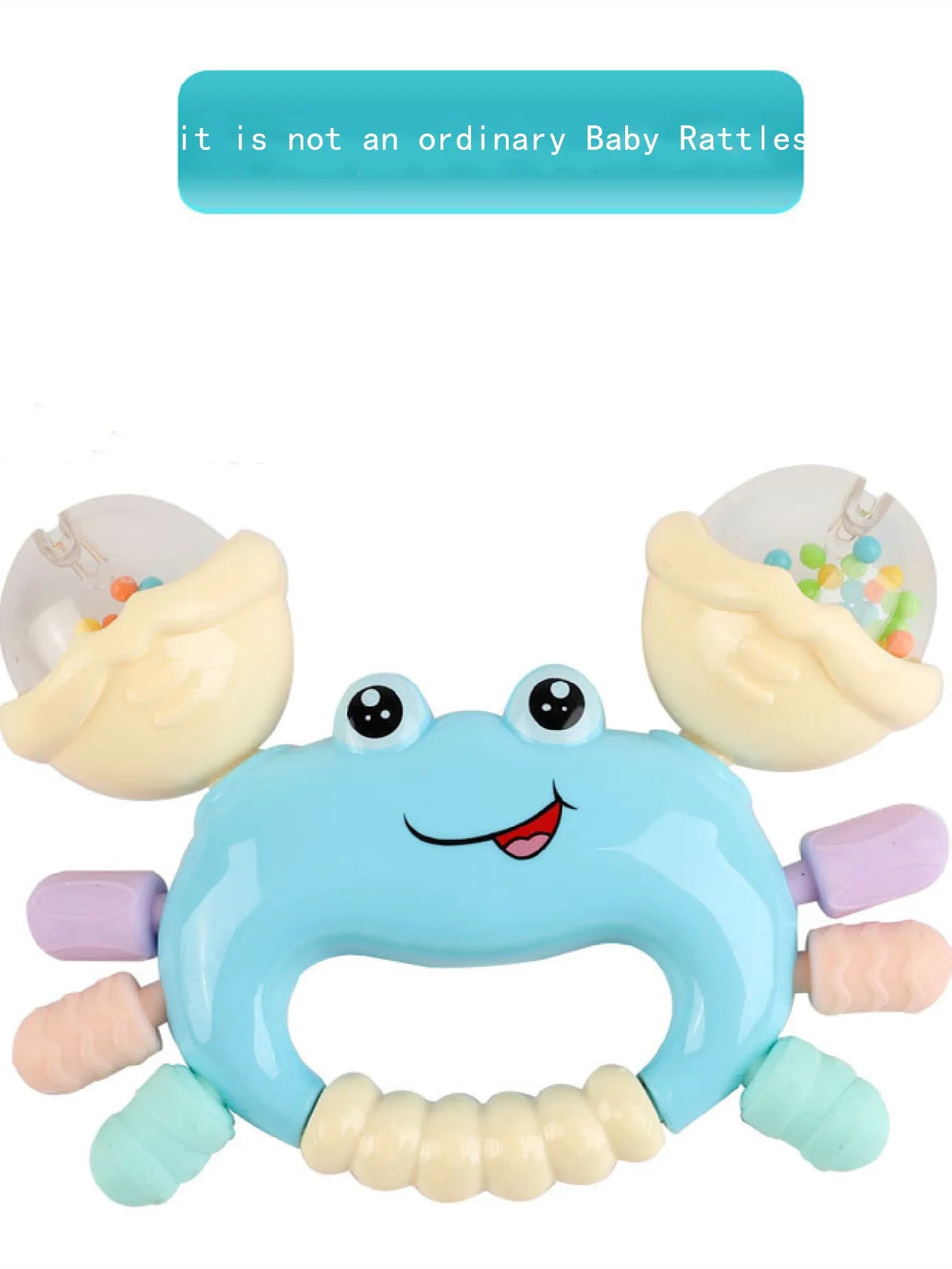 1pc random color Early Development crab Rattle Toys For Babies 0 to 36 Months Newborns Baby  Games Toys Teether Rattle Baby Toys