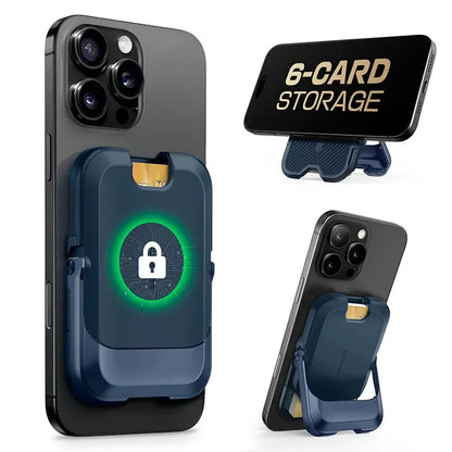 SUPCASE Magnetic Wallet Phone Stand Card Holder for iPhone 16/15/14/13 Series Strong Magnetic Lock Wallet with Stand