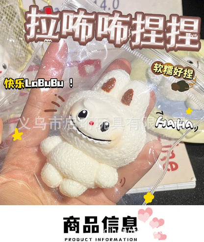 Taba Squshy Labbubu Blind Box Cute Squeeze Fidget Pendant Girl Gift Monster Office Party Games Slow Bounce Stress Relief Toys