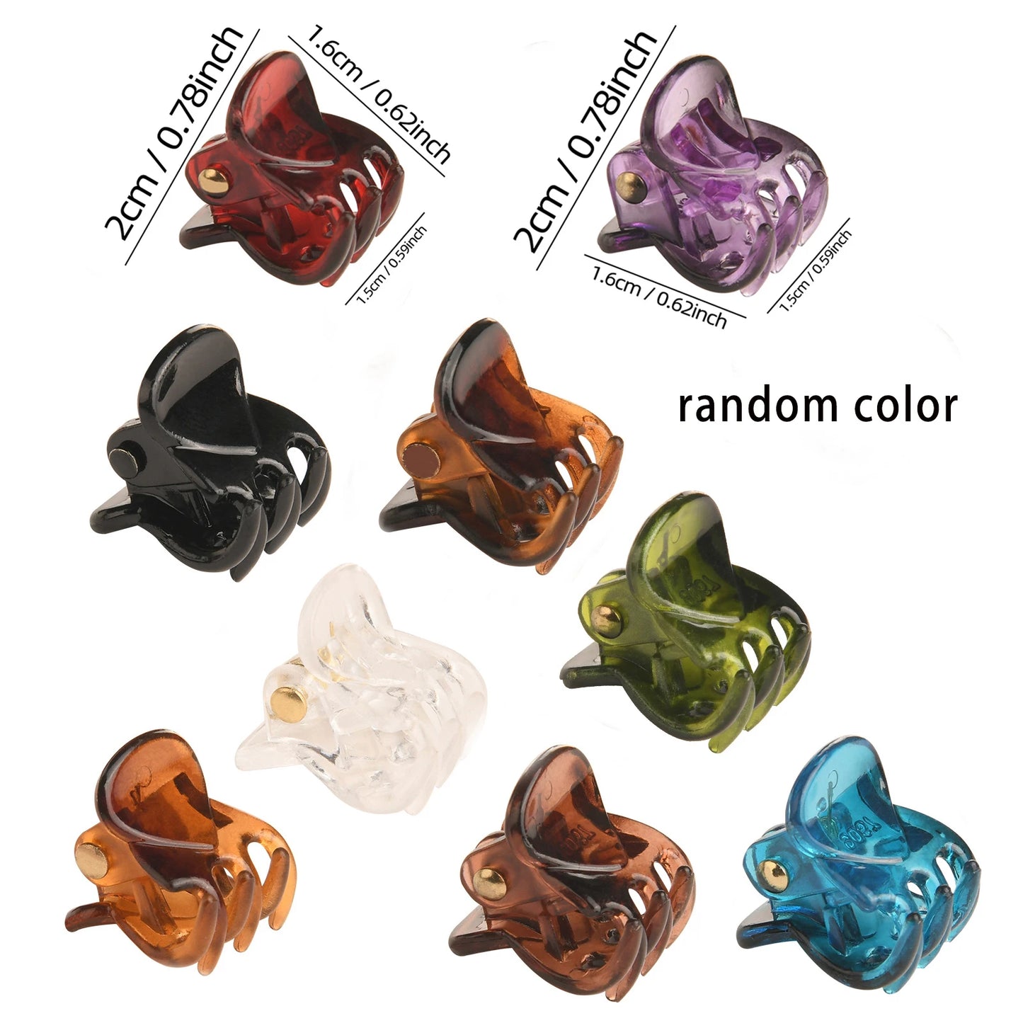 Mini Hair Claw Clip Doll Hair Pin Hair Clip For Toys Hair Decorative For Dolls Headwear Accessories Miniature Hairpins grab clip