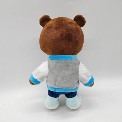 26cm Kawaii Kanye Dropout Bear Teddy Bear Plush Toys Kanye West Graduation Soft Stuffed Home Room Decor Birthday Gift