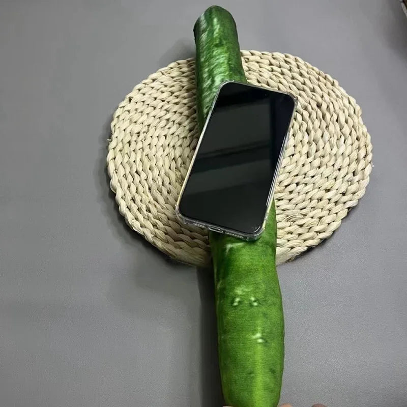 TikTok same style funny simulated cucumber mobile phone case suitable for Samsung S25 Ultra S21 S24 S23 S22 FE protective cover