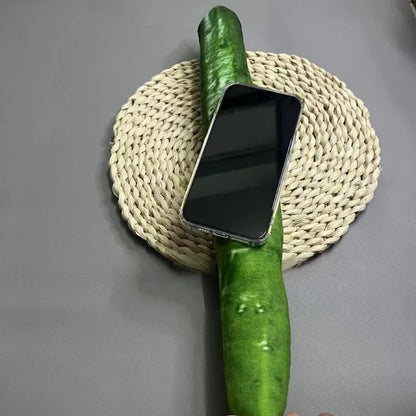 TikTok same style funny simulated cucumber mobile phone case suitable for Samsung S25 Ultra S21 S24 S23 S22 FE protective cover