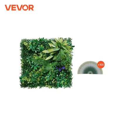VEVOR Artificial Grass Wall Panels 3D Combination Greenery Boxwood  Panel for Privacy Backdrop Wall Hedge Screen for Garden