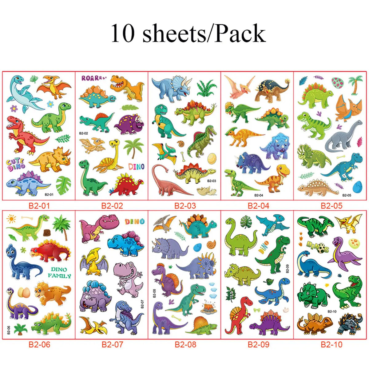 10Pcs Cartoon Temporary Tattoos for Hand Disposable Underwater World Crabs Dolphins Octopus Jellyfish Design Tattoos Sticker