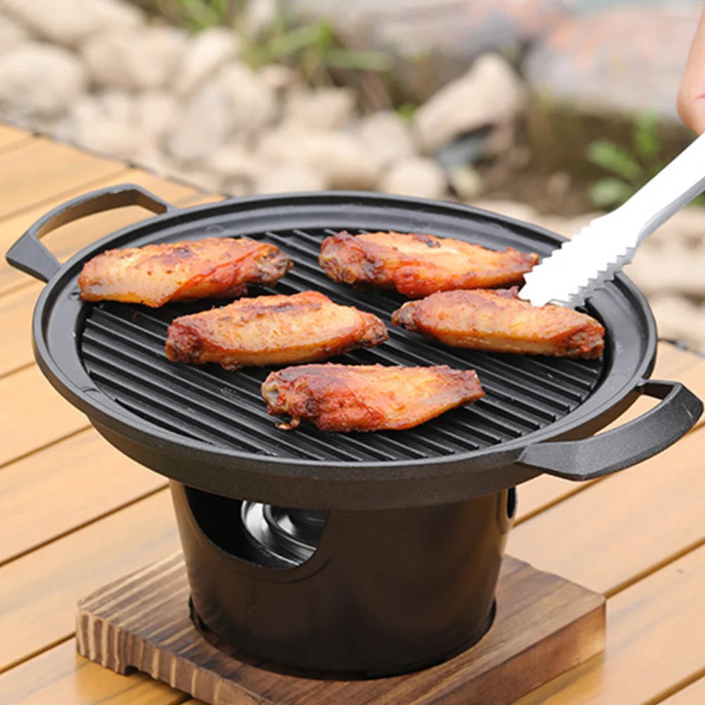 Japanischer Ein-Personen-Backofen, abnehmbarer japanischer Spirituskocher, tragbarer Mini-Grillherd, japanischer rauchfreier Spirituskocher