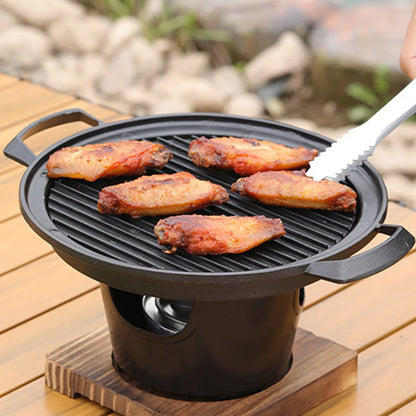 Japanischer Ein-Personen-Backofen, abnehmbarer japanischer Spirituskocher, tragbarer Mini-Grillherd, japanischer rauchfreier Spirituskocher