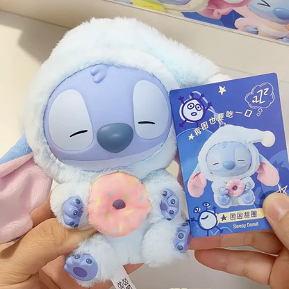 New Stitch Eat Some Thing Before Sleep Series Vinyl Blind Box Bag plush Pendant Cute Doll Mystery Box Toy Adult Gift