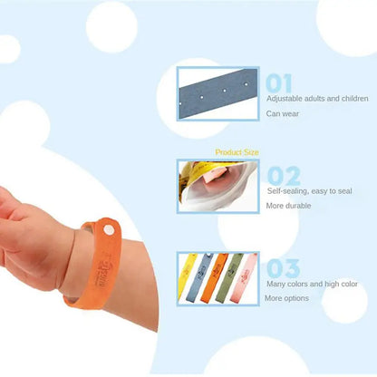 Bugslock Plant Essential Oil Bracelet Adult Children's Fragrance Anti-mosquito Hand And Foot Patch Mosquito Repellent Bracelet