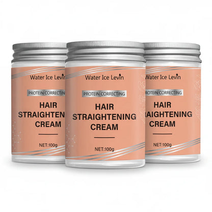 Protein Correcting Hair Cream. Straightening Smoothing Formula. Comb Without Knots. Repairs Conditions Strands.