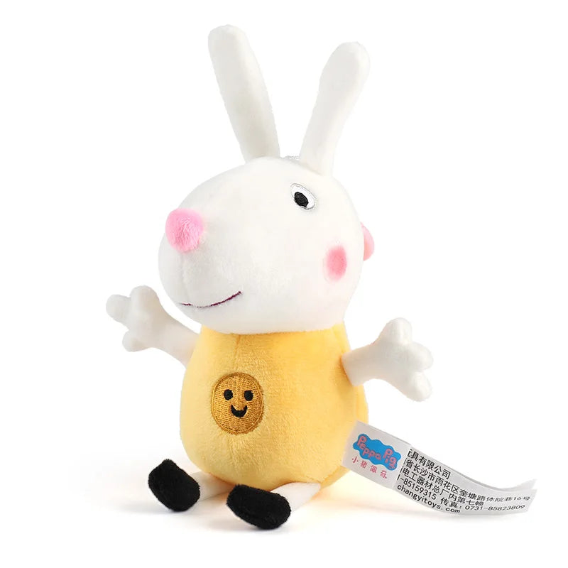 19cm 100% Genuine PEPPA PIG Stuffed Soft Doll Peppa George Zoe Suzy Rebecca Emily Danny Pedro bear Dinosaur Children Plush toy