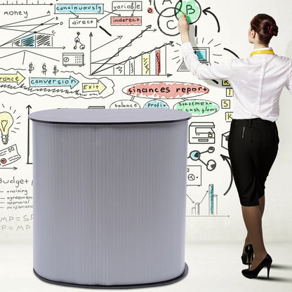 Trade Show Display Podium Table Exhibition Stand Desk Office Reception Counter Exhibition Stand Folding Front Desk