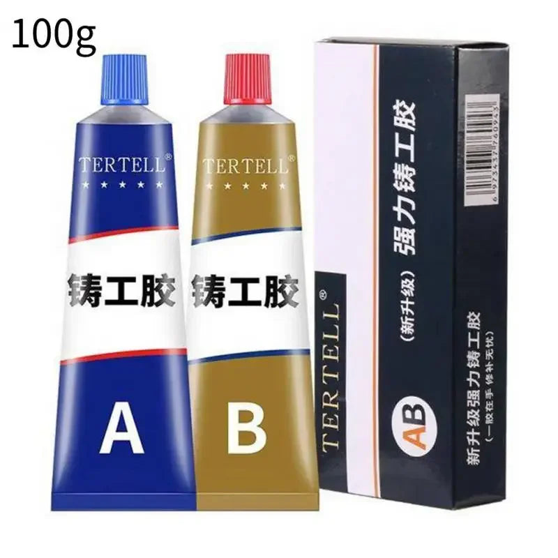 ZEXEF High Strength Metal Repair Glue Magic Repair Glue Welding High Temperature Resistant AB Glue for Metal Plastic Wood