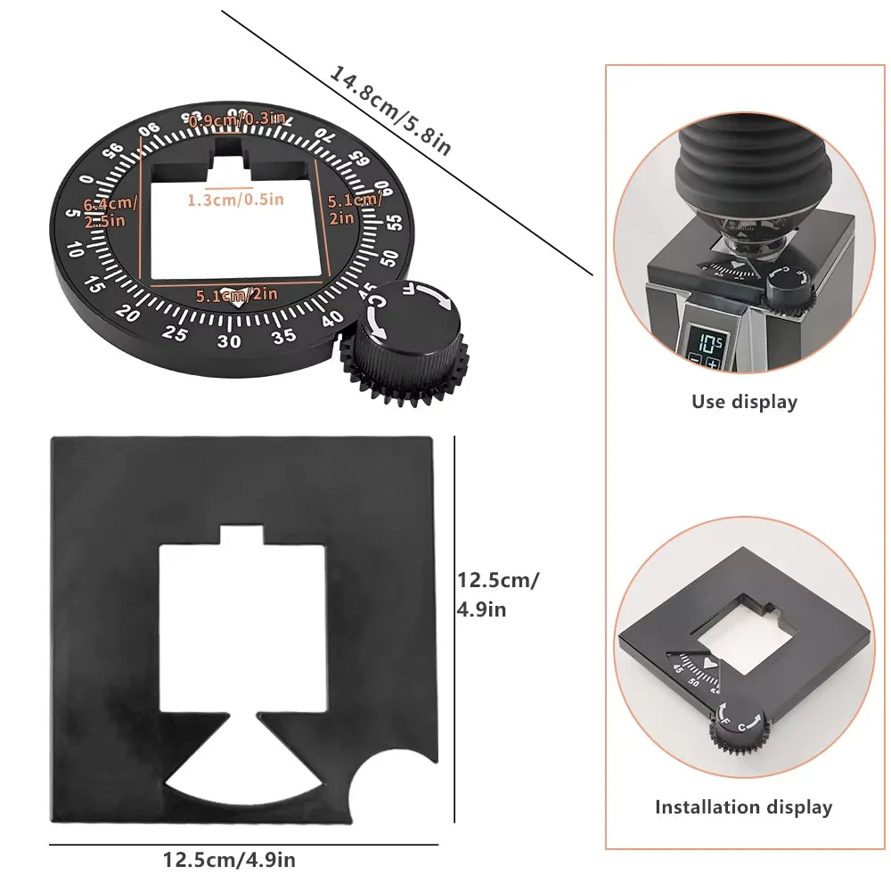 CAFEMASY Coffee Beans Grinder Single Dose Hopper Bellows For Eureka Oro Mignon Coffee Grinder Bean Bin Blowing Cleaning Tools