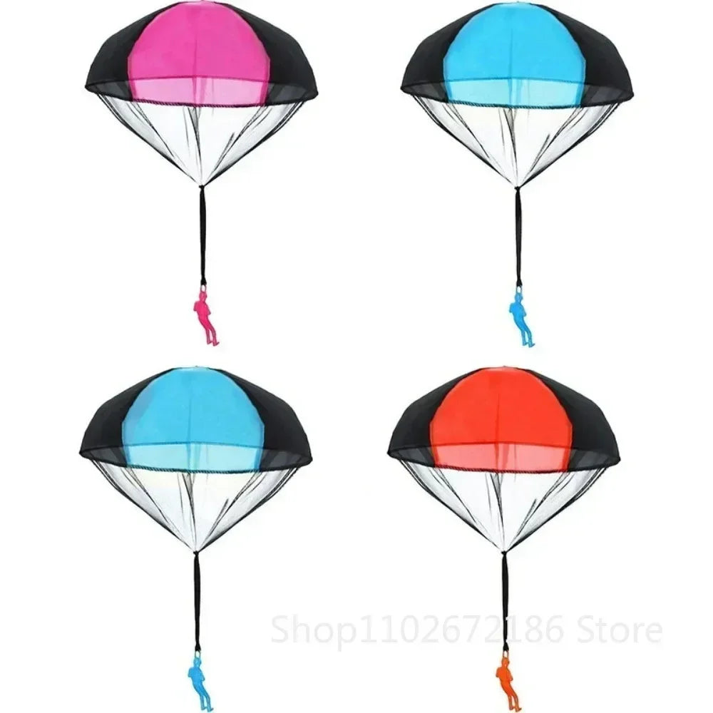 3/5/10 Pcs Fun Hand Throwing Soldier Parachute Outdoor Game Kids Birthday Party Festival Party Gift Reward Carnival Gift Pack