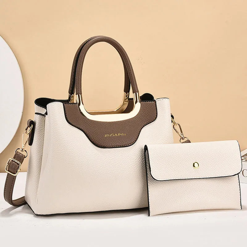 Luxury Designer Handbag 2025 - Women Leather Shoulder Bag Printed Monogram Crossbody