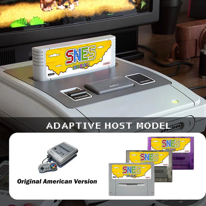 3000-in-1 SFC Memory Card with 8GB TF Game Cartridge for Super Famicom SNES Game Console - Gaming Accessories