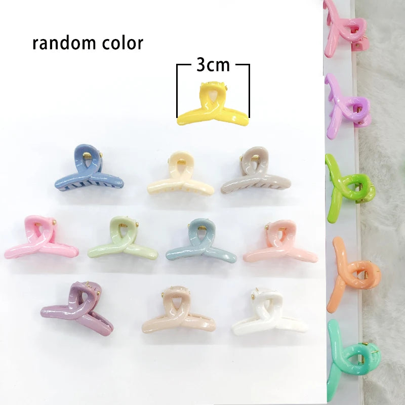 Mini Hair Claw Clip Doll Hair Pin Hair Clip For Toys Hair Decorative For Dolls Headwear Accessories Miniature Hairpins grab clip