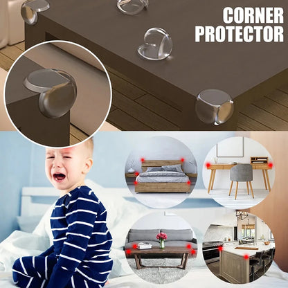 Baby Safety Corner Protectors - Premium Silicone Table Edge Guards (12 Pack)