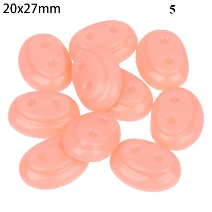 10Pcs Plastic Nose Crafts Doll Triangle Noses Oval Safety Noses Pigs Noses Plush Animal Nose DIY Animals Buttons For Dolls Fox