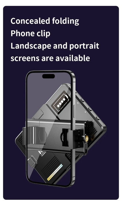 M15 Phone Selfie Fill Light Portable Pocket Beauty Photo Lamp with Phone Holder for Video Recording Vlog Shoot Fill Studio Lamp