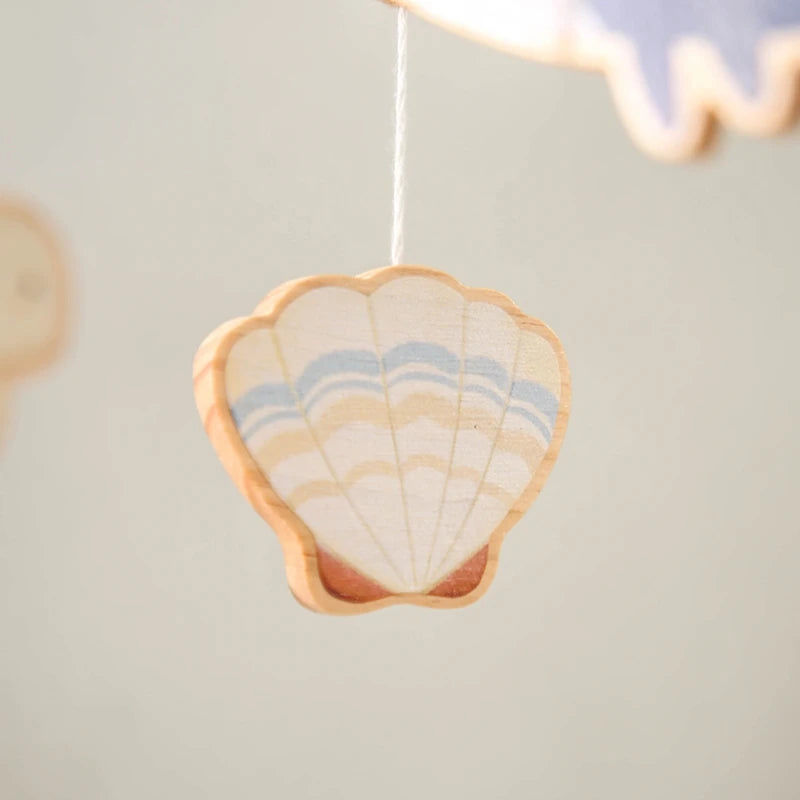 Newborn Baby Rattles Toys 0-12 Months Soft Felt Whale Bed Bell Infant Mobile Crib Hanging Musical Carousel Toy Boys Girls Gift