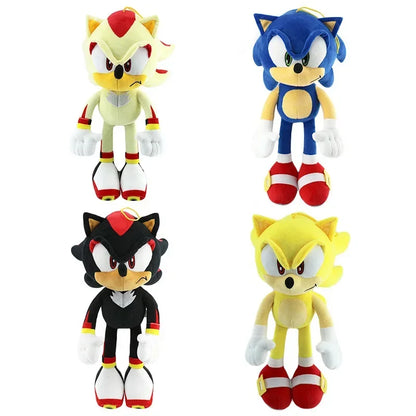 Sonic shadow  peluches toy 20-45cm cartoon hedgehog Amy Rose knuckle tail soft stuffed doll child birthday Sonic peluches toys
