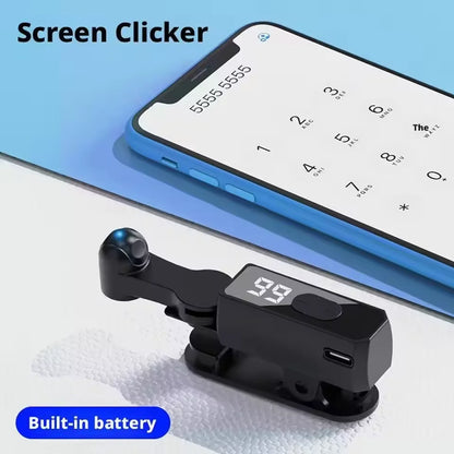 Auto Clicker for Phone Smart Automatic Screen Clicker Digital Display Phone Screen Tapper for Game Live Broadcasts Screen Device