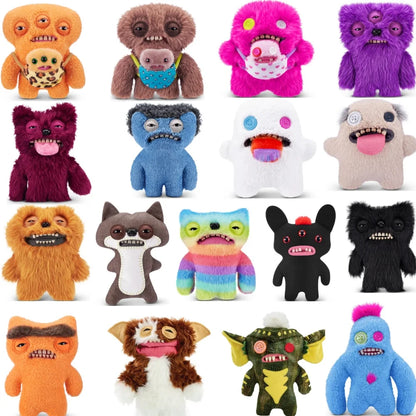 100% Original Fuggler Plush Sir Belch Old Tooth Annoyed Alien Screech Mini Rascals Hairy Fart Face Wide Eyed Monster Stuffed Toy
