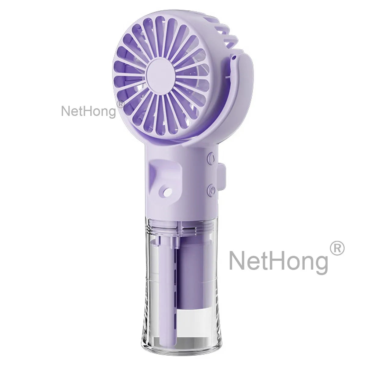 Portable Handheld Water Spray Mist Fan USB Rechargeable Mini Fan Cooler 4-Speed