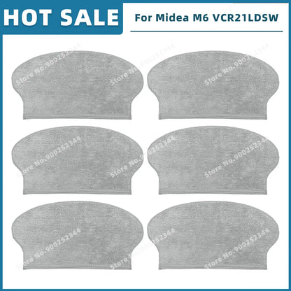 Compatible For Midea M6 VCR21LDSW / Eureka NER600 Replacement Parts Accessories Main Side Brush Filter Mop Cloth