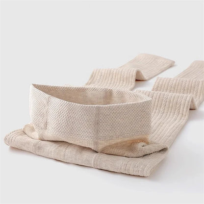 Girls Leggings Tights - Knitted Cotton Solid Color Pantyhose for Kids Spring Autumn