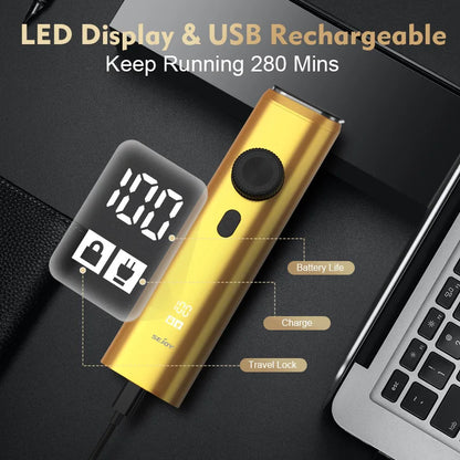 SEJOY Electric Hair Trimmer Kits,Men's Hair Clipper Professional Razor Nose Trimmer Reachageable Waterproof