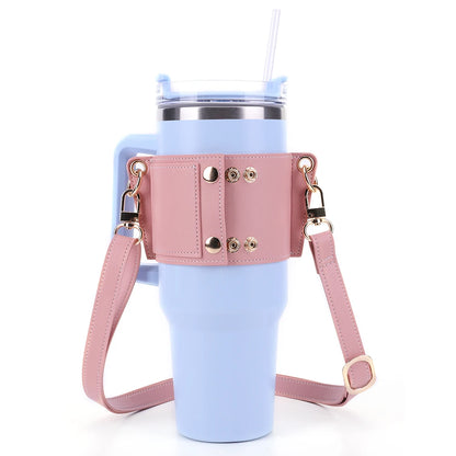 Water Bottle Carrier Water Bottle Holder Travel Essential Water Bottle Bag Carrier Cup Accessory for Stanley 30oz & 40oz Tumbler