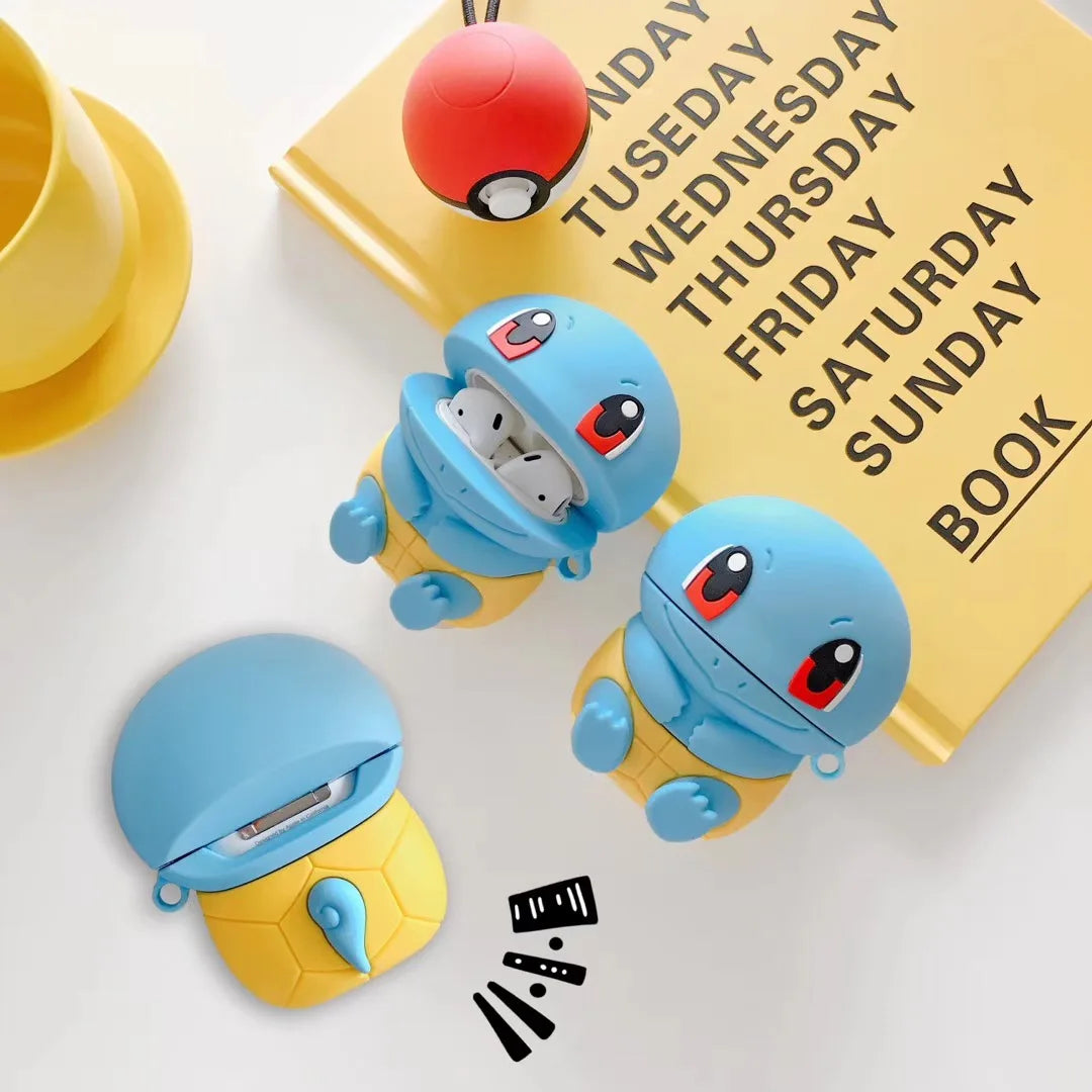 Cute Cartoon Eevee Squirtle Bulbasaur For Airpods 1 2 3 Pro Pro 2 Case Silicone Earphone Case Accessories Cover