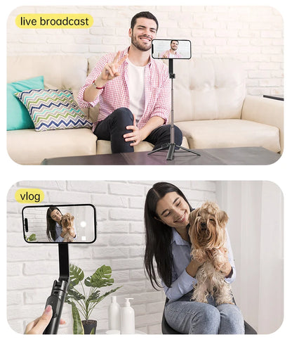 TELESIN Magnetic Selfie Stick Tripod with Remote For Cellphone For iPhone 16 15 14 13 12 Pro Max For HUAWEI XIAOMI SAMSUNG