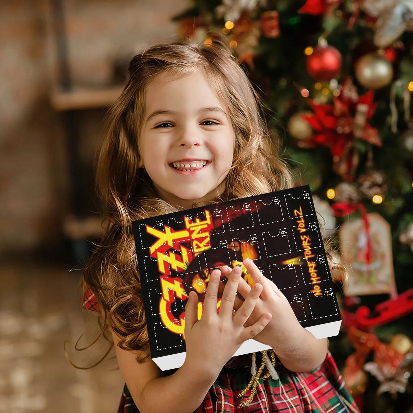 1/2PCS Ozzy Osbourne Rocking Advent Calendar 2D Acrylic Rocky Countdown Calendar Mini Rock Godfather Ornaments Backpack Pendant