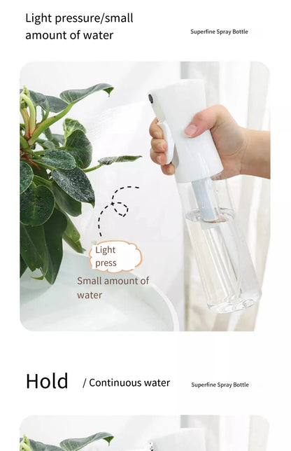 Spray bottle continuous high pressure water refill dilution fine mist atomizing spray bottle pressed refill water bottle size op