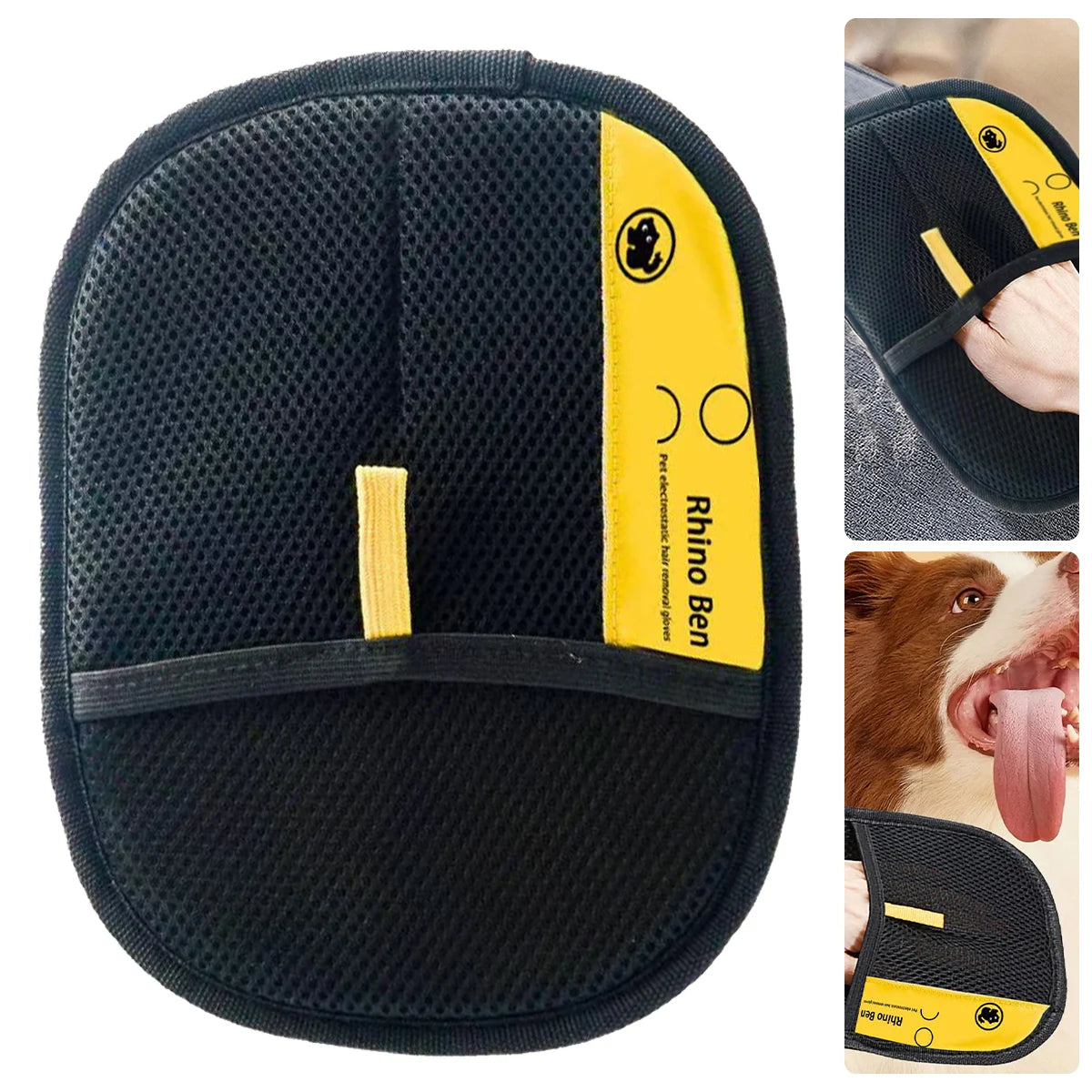 New Pet Grooming Gloves Static Dedusting Brush Pet Hair Remover Brush Removing Dog Cat Hair From Sofa Carpet Clothes