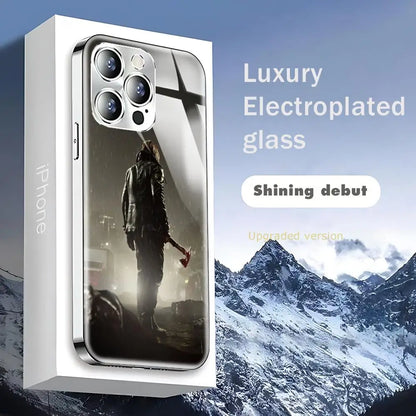 Resident Evil Requiem Phone Case For iphone 17 16 15 14 13 12 Pro Plus Max New Electroplated glass Case