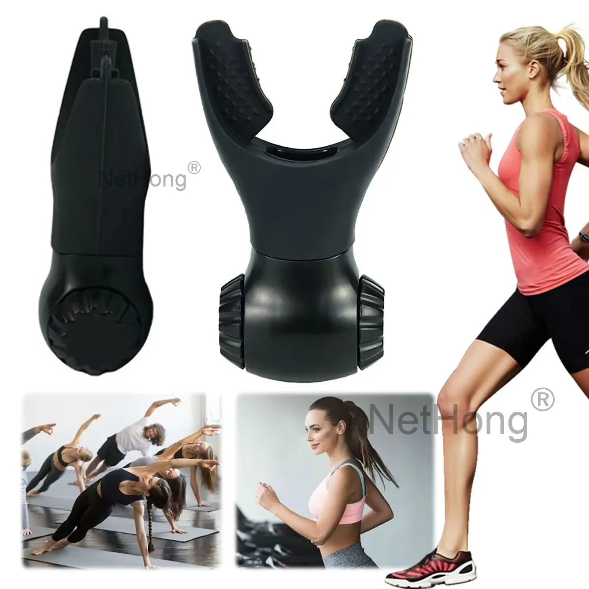 Breathing Trainer Lung Respirator Fiess Equipment Respiratory Exercise Trainin