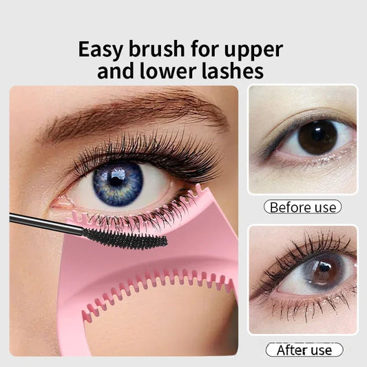 Eyelash Tool 3 in 1 Makeup Mascara Shield Guard Curler Applicator Comb Guide Card Makeup Tool Beauty Cosmetic Tool 3 Color Lashe
