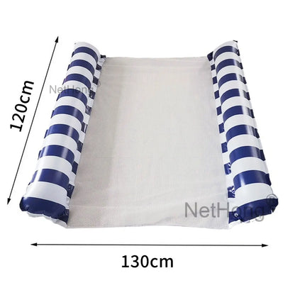 New Water Hammock Recliner Inflatable Floating Swimming Mattress Sea Swim Ring Swimming Pool Party Toy Recliner Swimming