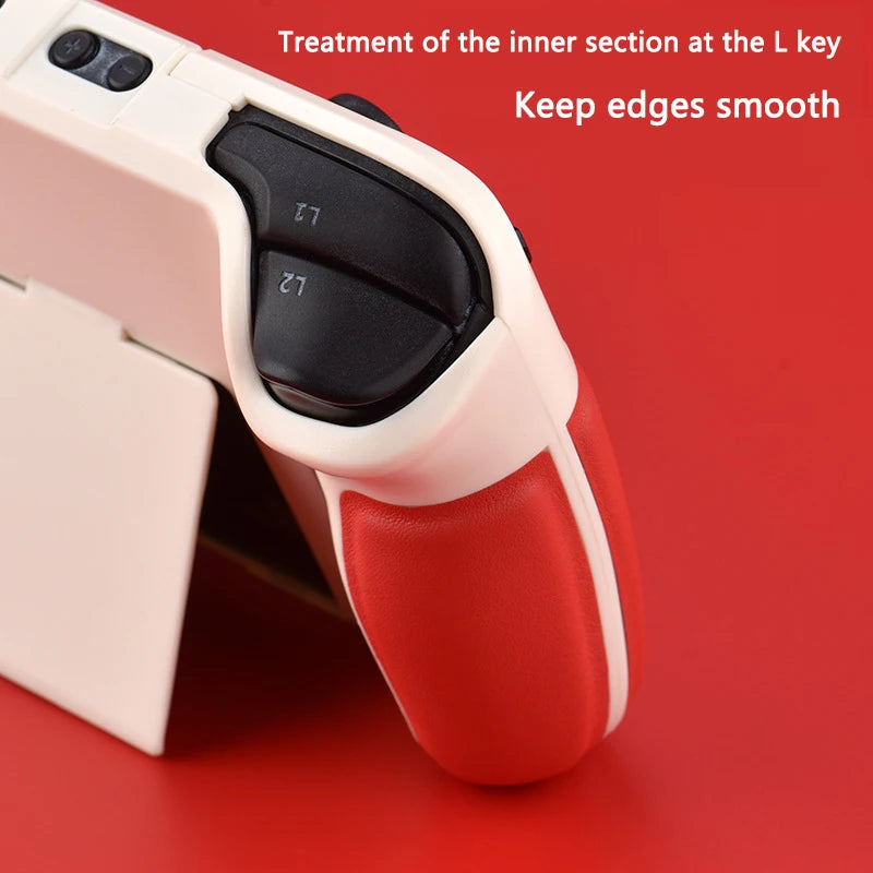 Full Protective Case for Steam Deck Cowhide wrap host Protective Soft Leather Grip Non-slip Cover hard shell bracket Accessories