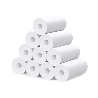 Kids Camera Instant Print Refill for Kids Instant Camera Thermal Printing BPA Free,57x25mm White Non-Adhesive Photo Print Rolls