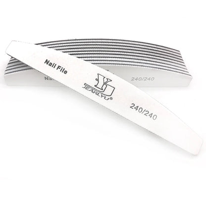 5/25Pcs/Lot Nail File Mix Color 80/100/150/180/240 Grit Professional Sandpaper Cuticle Remover Buffer Files Manicure Tool Set