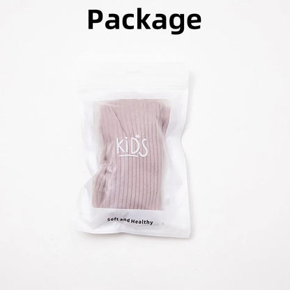 Baby Tights for Girl Spring Autumn Stockings Children Warm Pantyhose Kids Cotton Pants Candy Color Ribbed Girl Trousers 0-8 Year