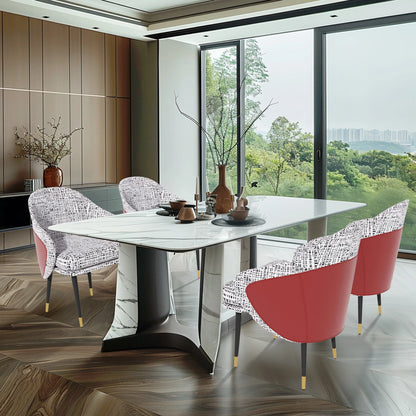 Modern Upholstered Dining Chairs, High-Density Sponge Foam, for Kitchen and Restaurant Dinner Chair, Set of 2